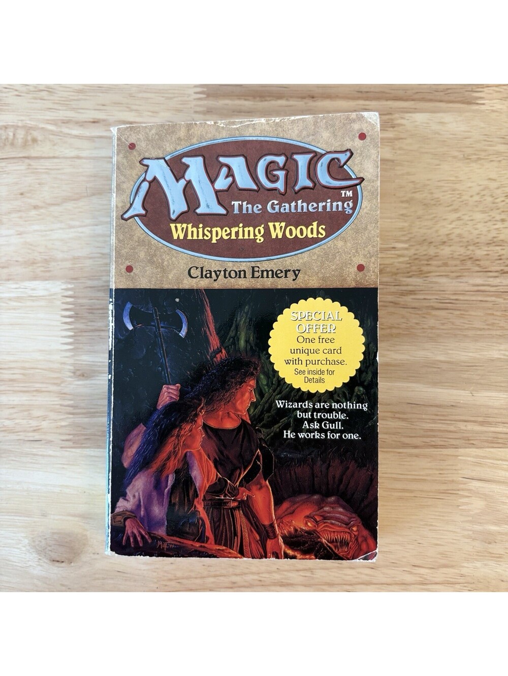 Magic the Gathering ~ Whispering Woods by Clayton Emery 1st Print PB 1995 Good